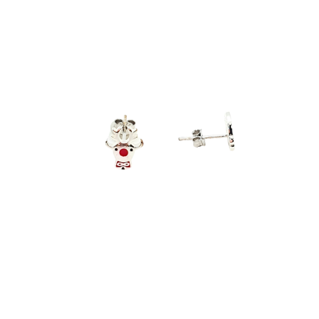earrings silver 925 stud deer and santa2